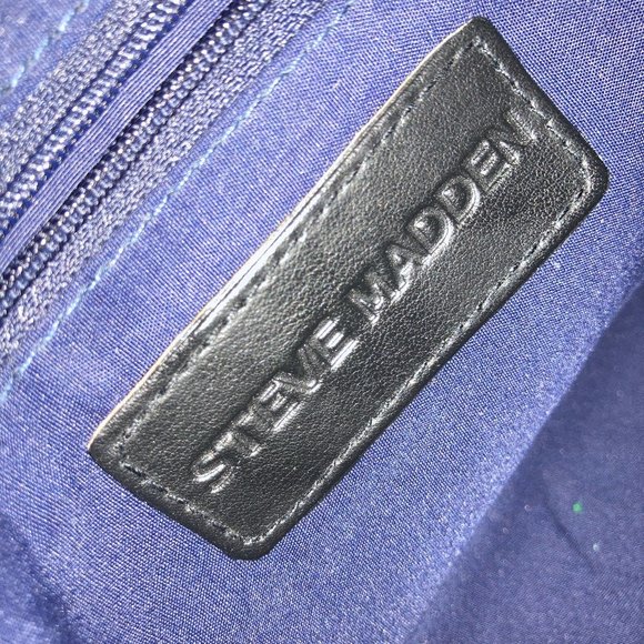 Steve Madden Jarya Blue Green Embroidered Studded Handbag - Picture 8 of 8